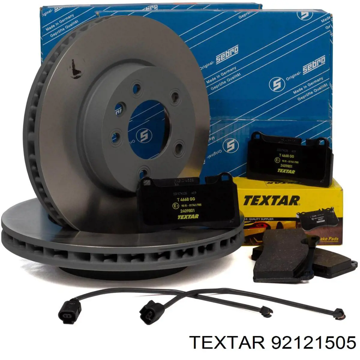 Do koszyka 92121505 Textar Tarcza hamulcowa przednia