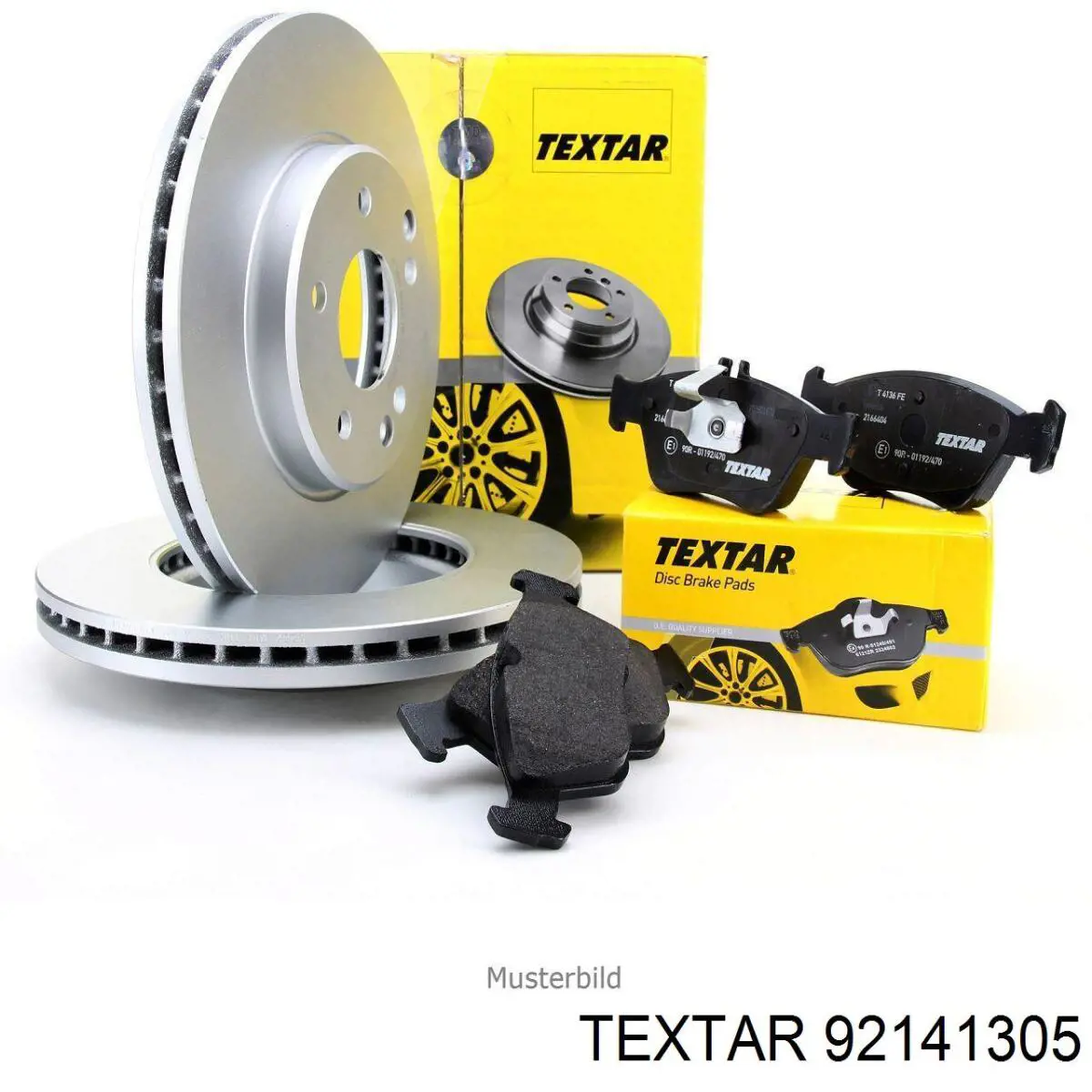 Do koszyka 92141305 Textar Tarcza hamulcowa przednia