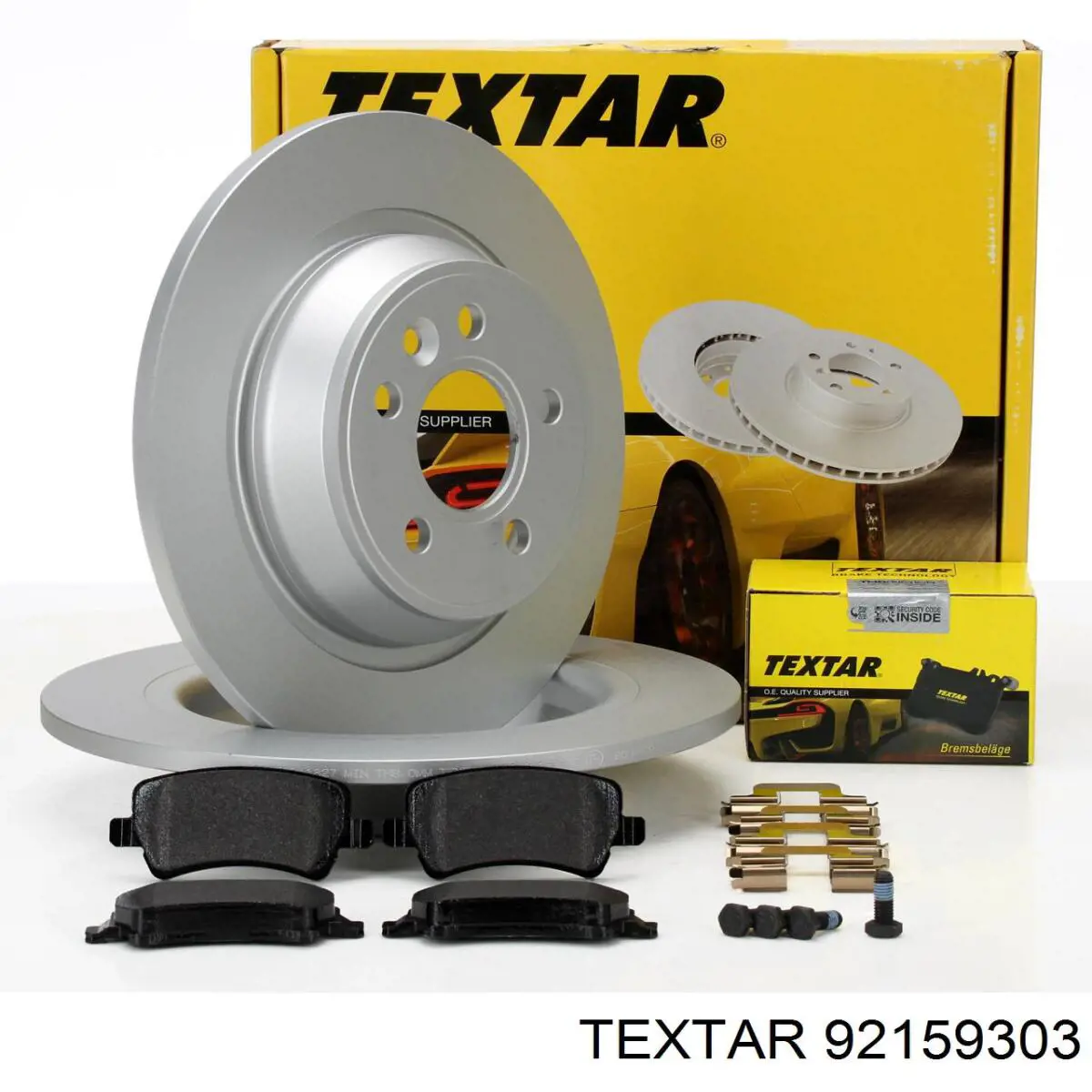 Do koszyka 92159303 Textar Tarcza hamulcowa tylna
