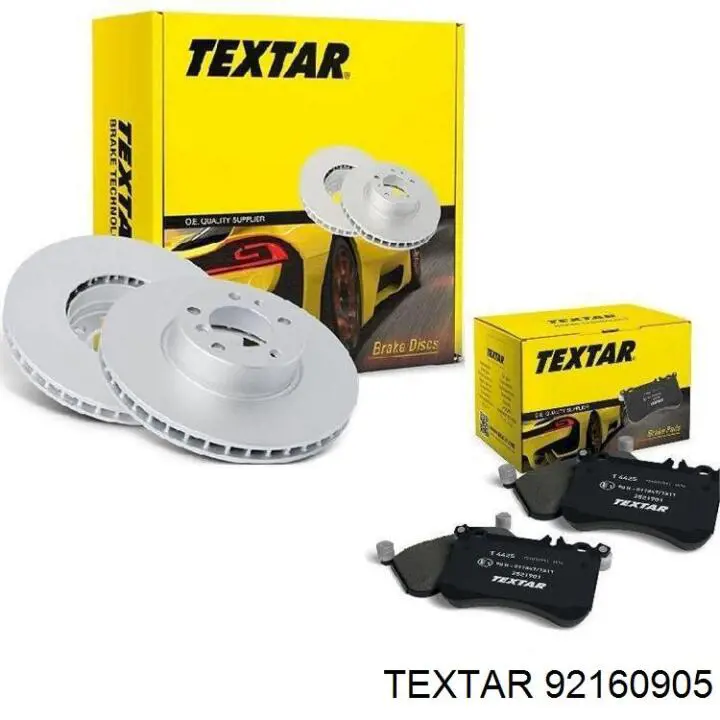 Do koszyka 92160905 Textar Tarcza hamulcowa przednia