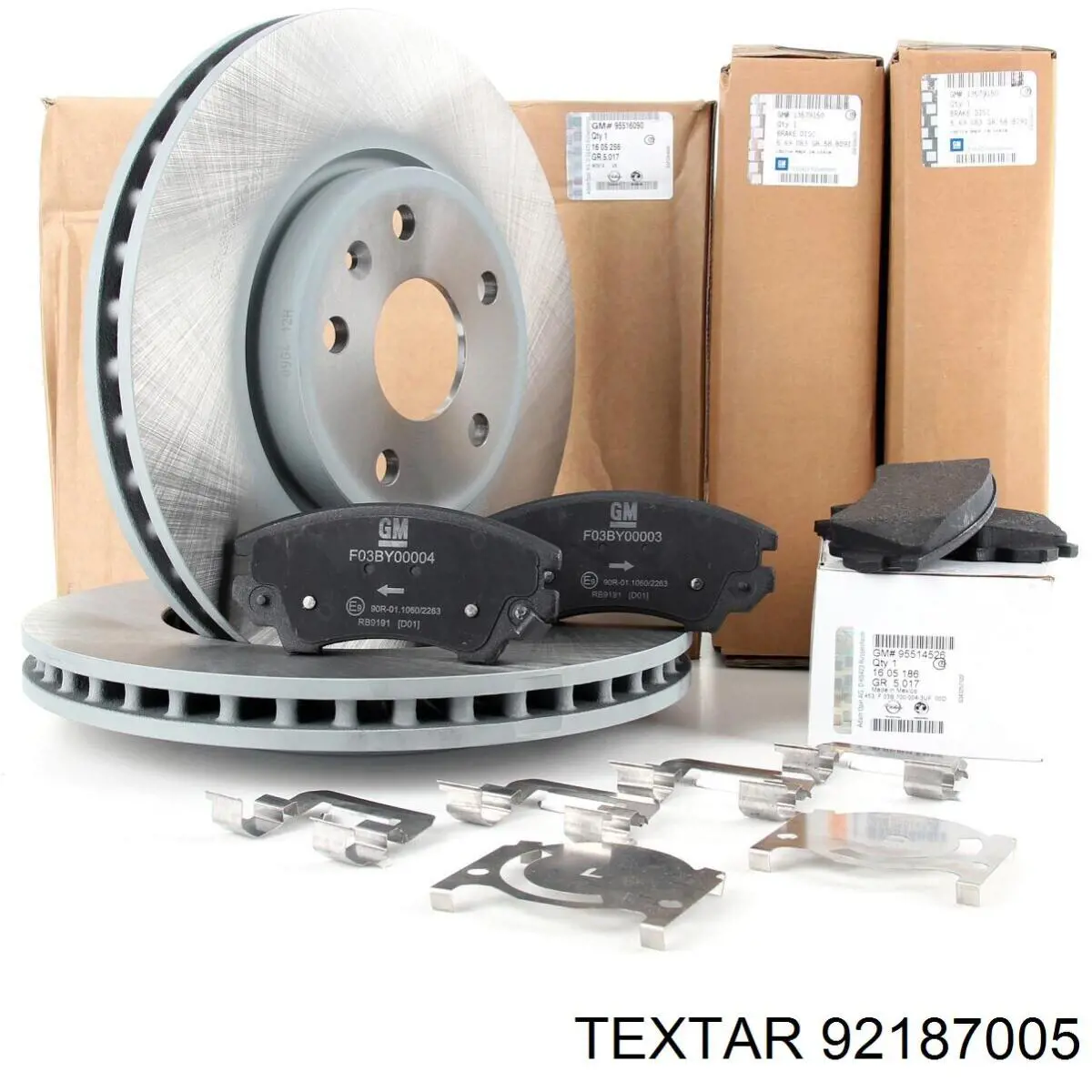 Do koszyka 92187005 Textar Tarcza hamulcowa przednia