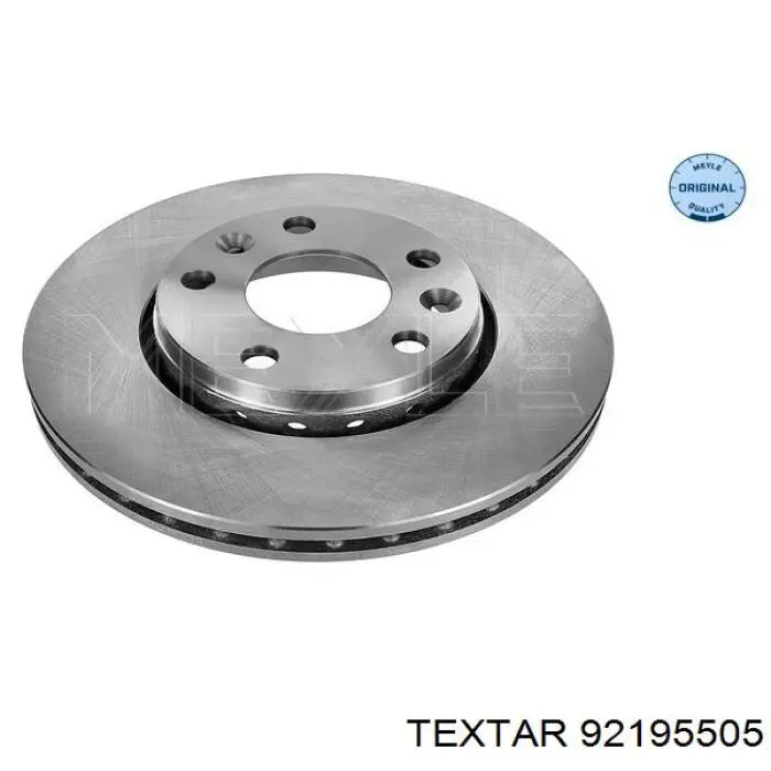 Tarcza hamulcowa przednia Textar 92195505 cena, od 89,47 USD