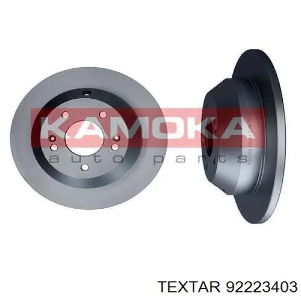 Tarcza hamulcowa tylna Textar 92223403 cena, od 48,39 USD