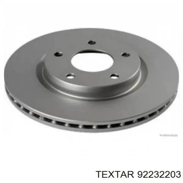 Tarcza hamulcowa przednia Textar 92232203 cena, od 49,73 USD