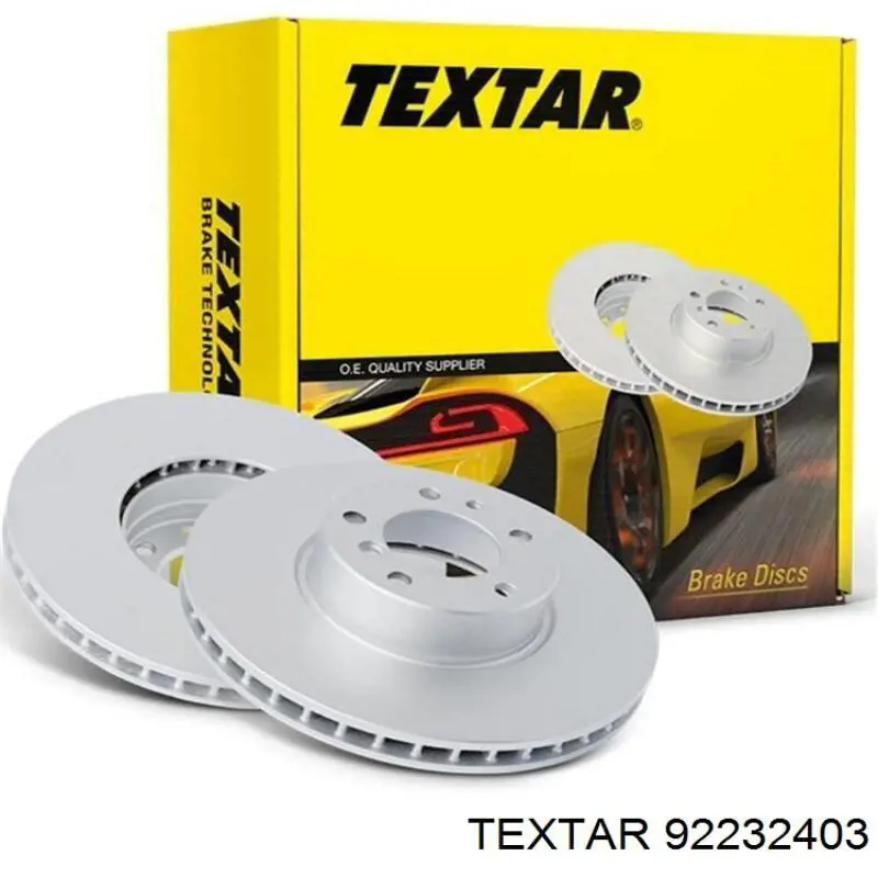Do koszyka 92232403 Textar Tarcza hamulcowa przednia