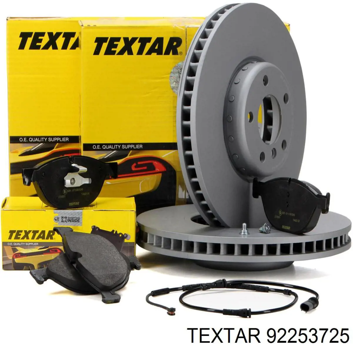 Do koszyka 92253725 Textar Tarcza hamulcowa przednia