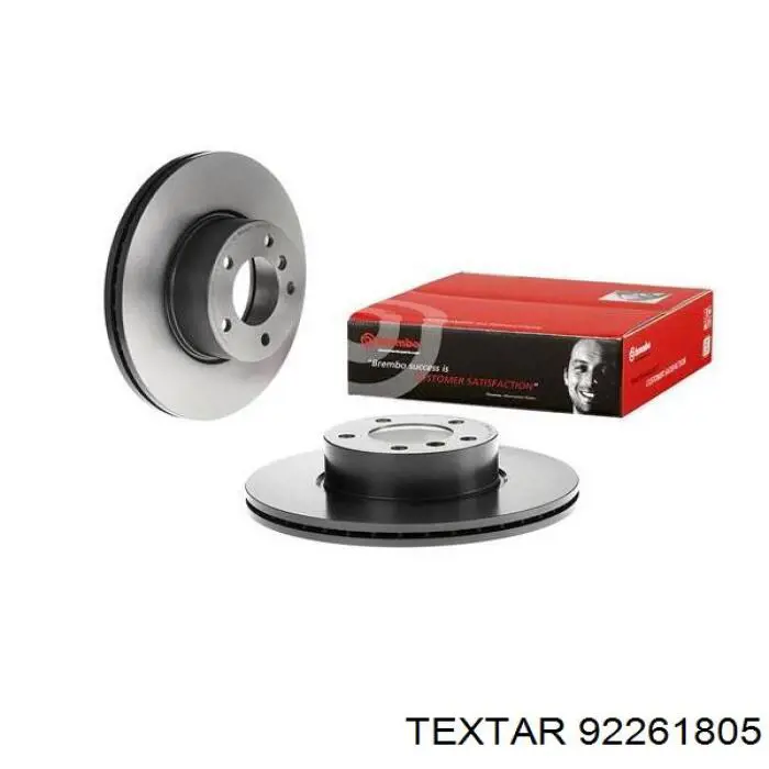 Tarcza hamulcowa przednia Textar 92261805 cena, od 68,73 USD