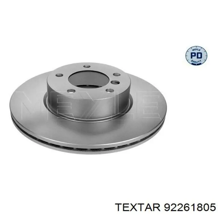 Do koszyka 92261805 Textar Tarcza hamulcowa przednia