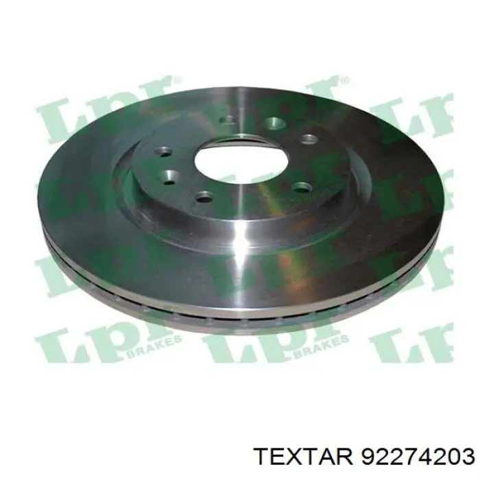 Tarcza hamulcowa przednia Textar 92274203 cena, od 59,46 USD