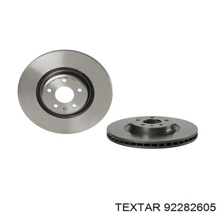 Do koszyka 92282605 Textar Tarcza hamulcowa przednia