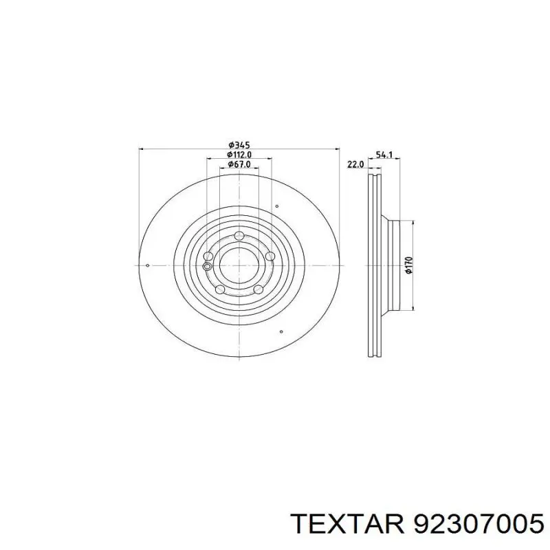 Tarcza hamulcowa tylna Mercedes A1674238900 cena, od 108,69 USD