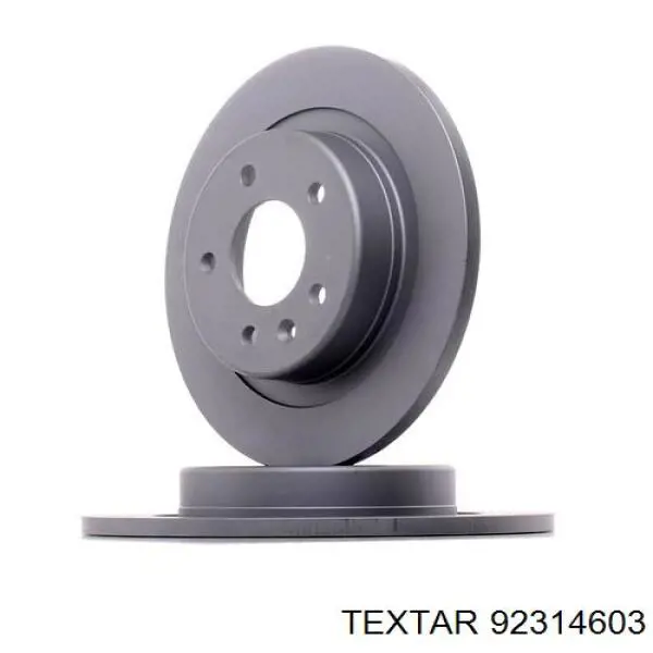Do koszyka 92314603 Textar Tarcza hamulcowa tylna