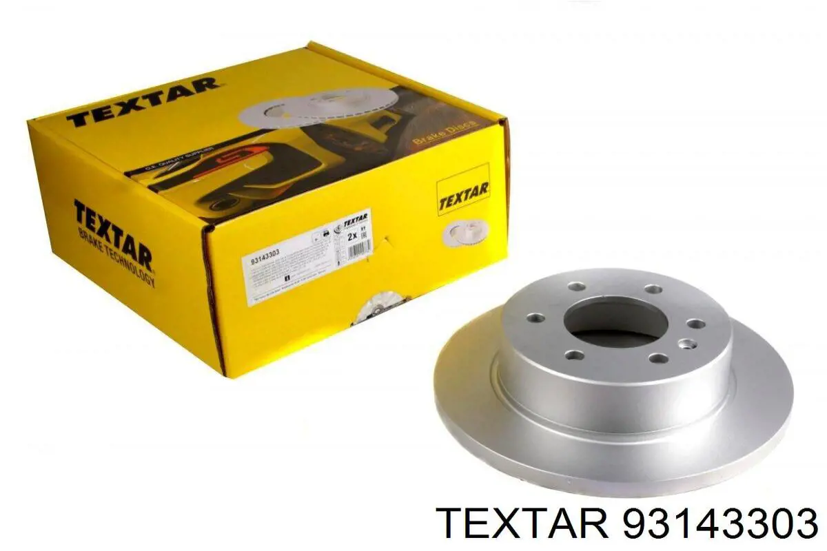 Tarcza hamulcowa tylna Textar 93143303 cena, od 52,28 USD