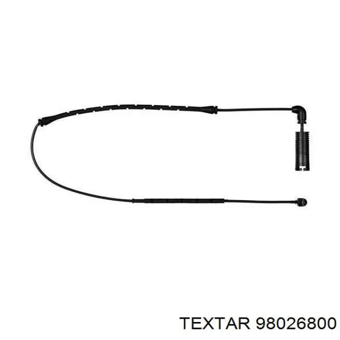 Czujnik zużycia klocków hamulcowych tylny Textar 98026800 cena, od 9,60 USD