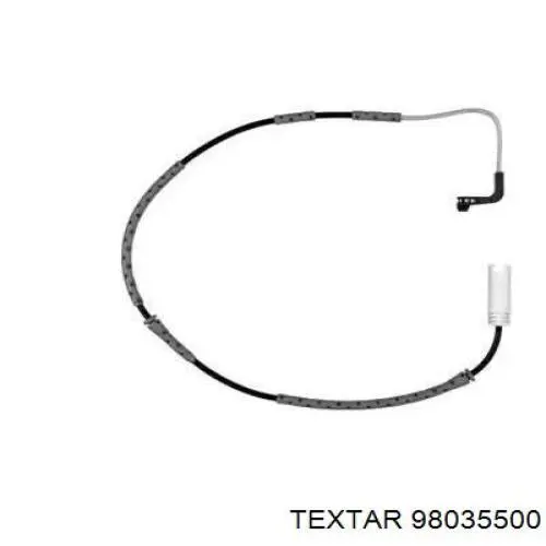 Czujnik zużycia klocków hamulcowych przedni Textar 98035500 cena, od 10,43 USD