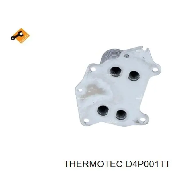 Do koszyka D4P001TT Thermotec Chłodnica oleju, pod filtrem