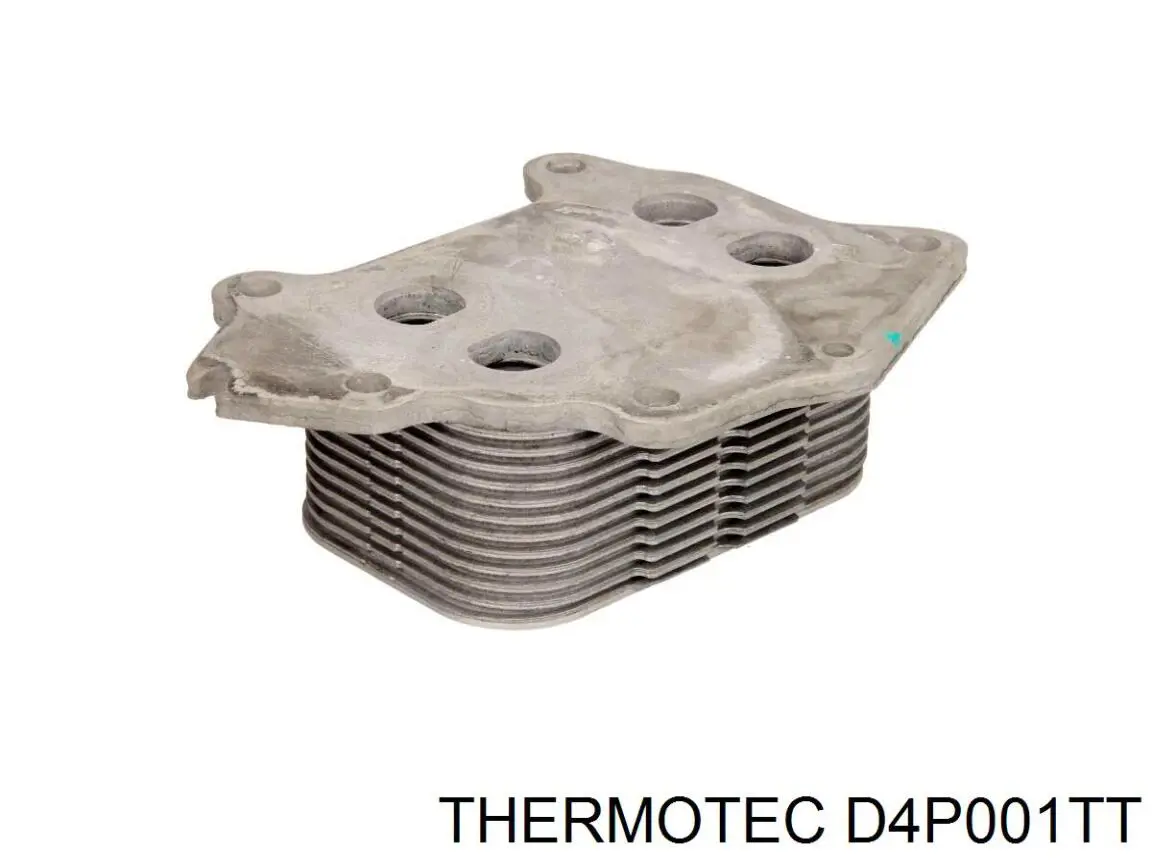 Do koszyka D4P001TT Thermotec Chłodnica oleju, pod filtrem