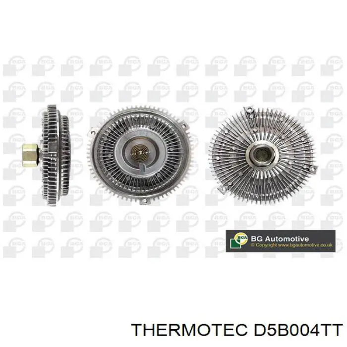 Do koszyka D5B004TT Thermotec Sprzęgło wiskotyczne wentylatora chłodzenia