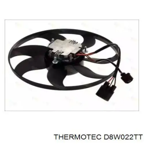 Wentylator elektryczny układu chłodzenia, kompletny (silnik+wirnik) lewy Thermotec D8W022TT cena, od 105,71 USD