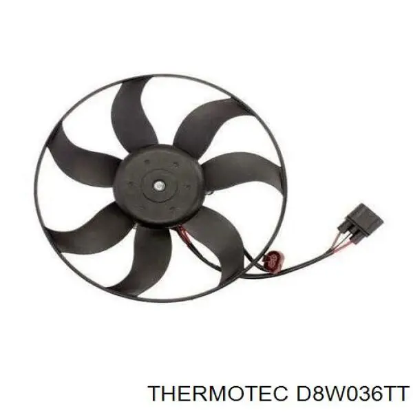 Wentylator elektryczny układu chłodzenia, kompletny (silnik+wirnik) lewy Thermotec D8W036TT cena, od 109,69 USD