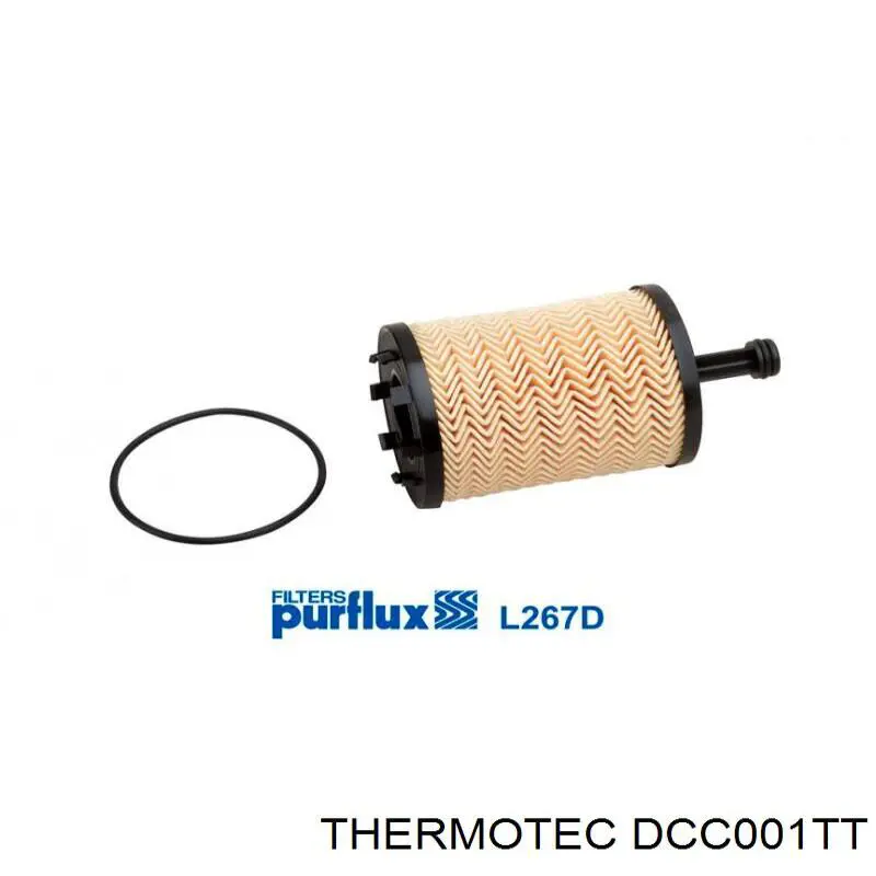 Do koszyka DCC001TT Thermotec Przewód (króciec) intercoolera