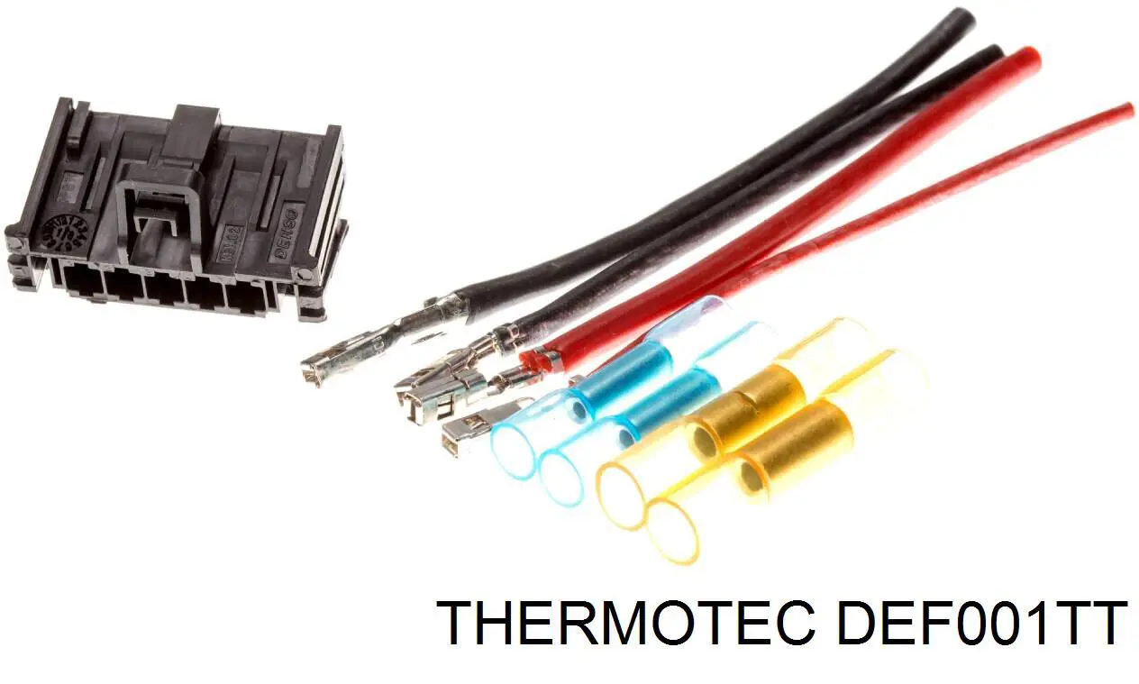 Do koszyka DEF001TT Thermotec Rezystor wentylatora nagrzewnicy (ogrzewacza kabiny)