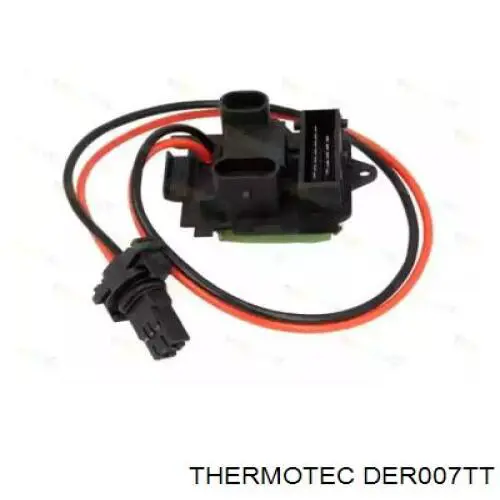 Do koszyka DER007TT Thermotec Rezystor wentylatora nagrzewnicy (ogrzewacza kabiny)