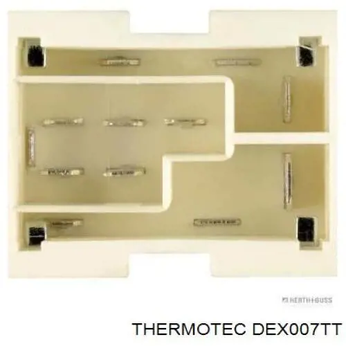 Rezystor wentylatora nagrzewnicy (ogrzewacza kabiny) DEX007TT Thermotec