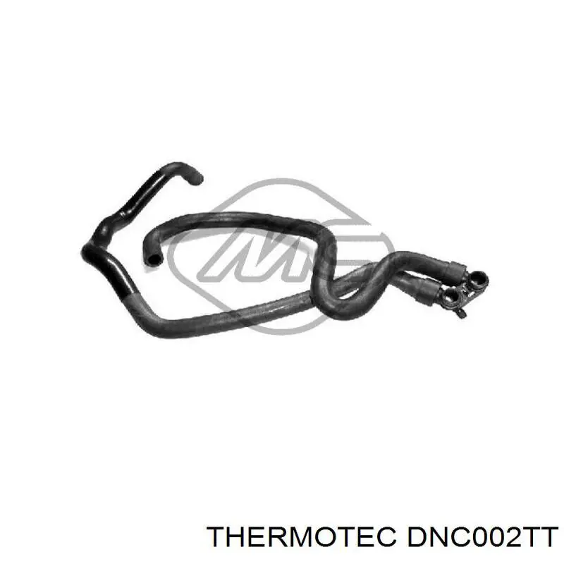 Do koszyka DNC002TT Thermotec Przewód chłodnicy ogrzewacza (nagrzewnicy), podwójny