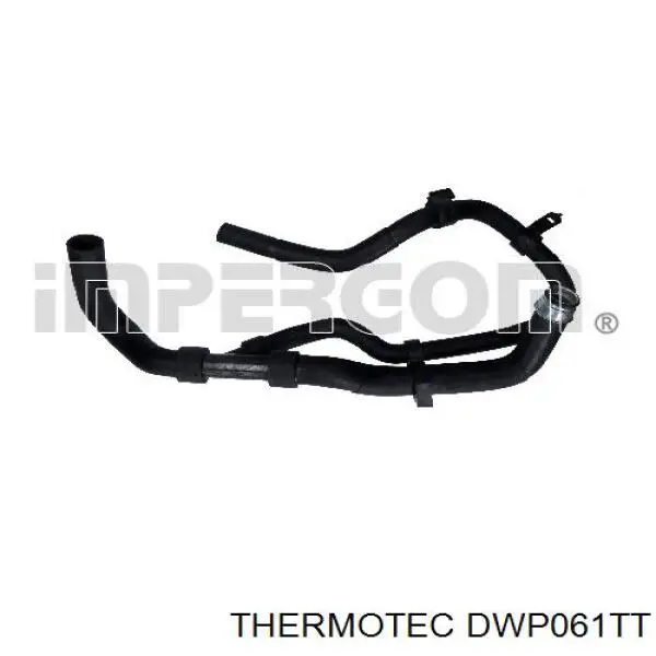 Do koszyka DWP061TT Thermotec Przewód (króciec) chłodnicy dolny
