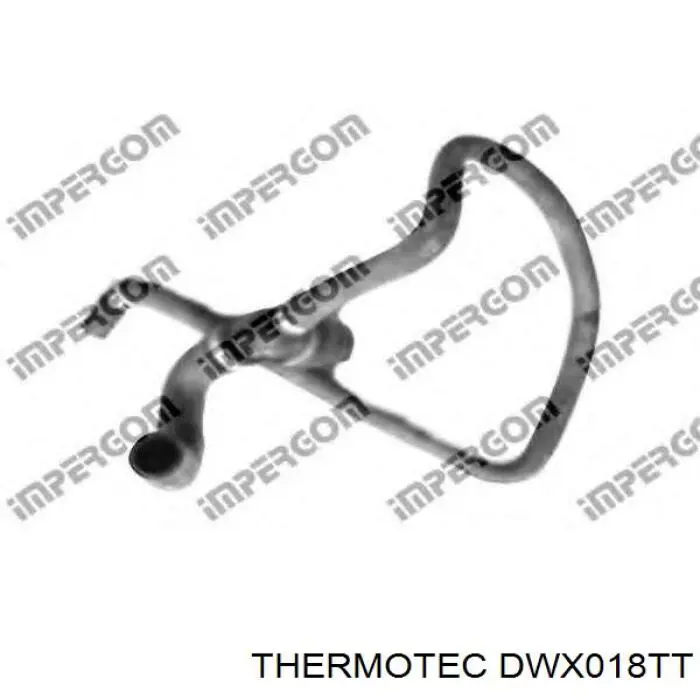 Do koszyka DWX018TT Thermotec Przewód (króciec) chłodnicy dolny