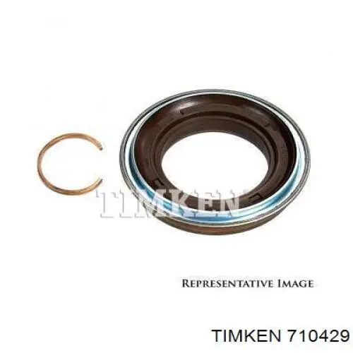 710429 Timken uszczelniacz półosi lewej mostu przedniego