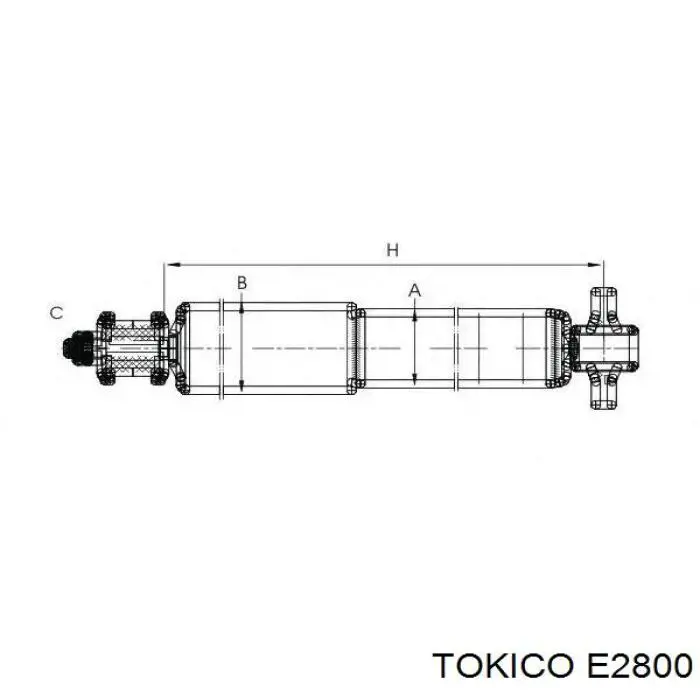 Amortyzator tylny Tokico E2800 cena, od 37,61 USD