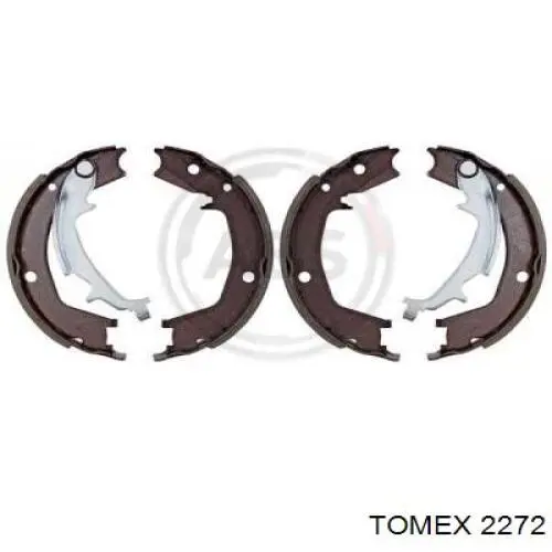 Klocki hamulca ręcznego 2272 Tomex