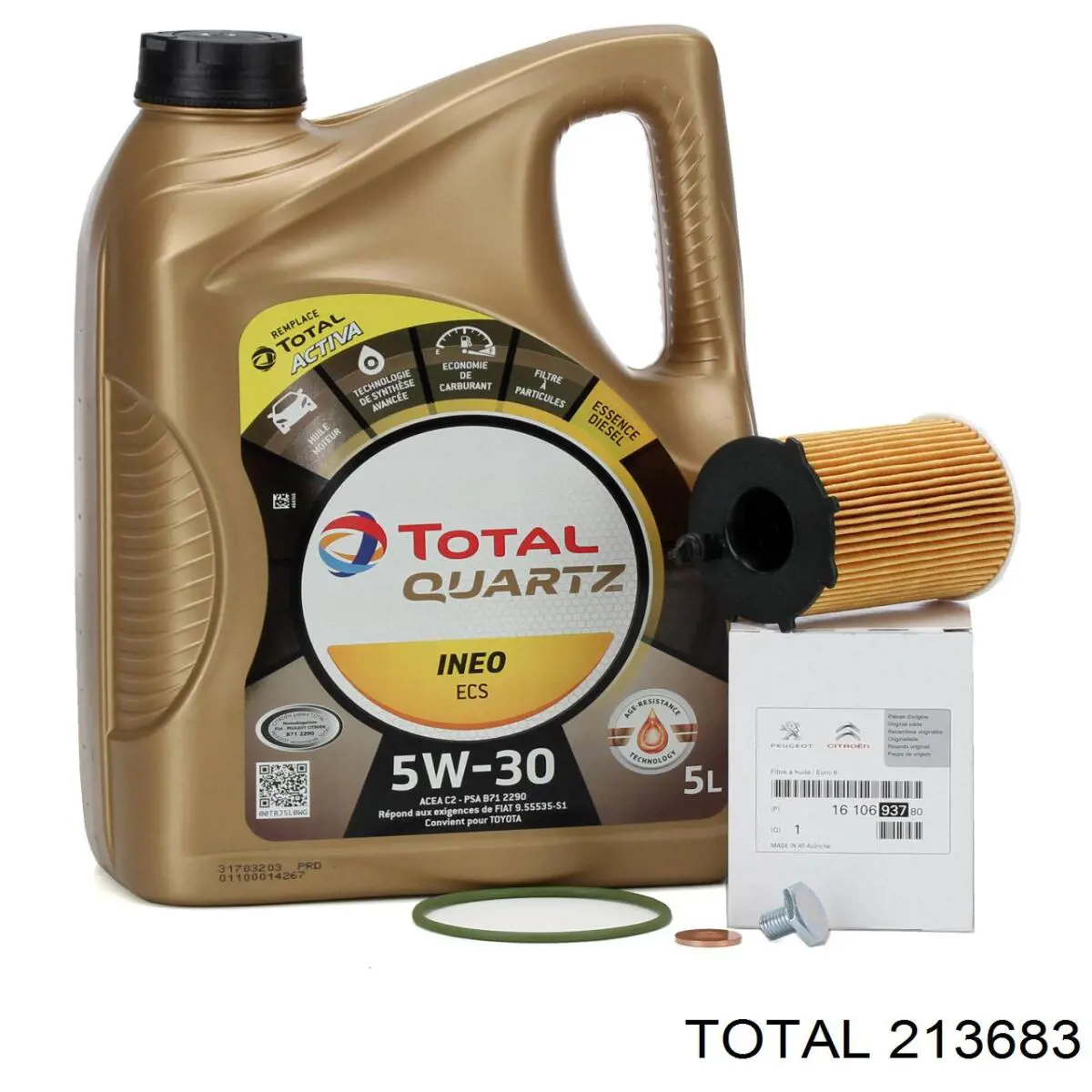 Olej do silnika Total 213683 cena, od 65,59 USD