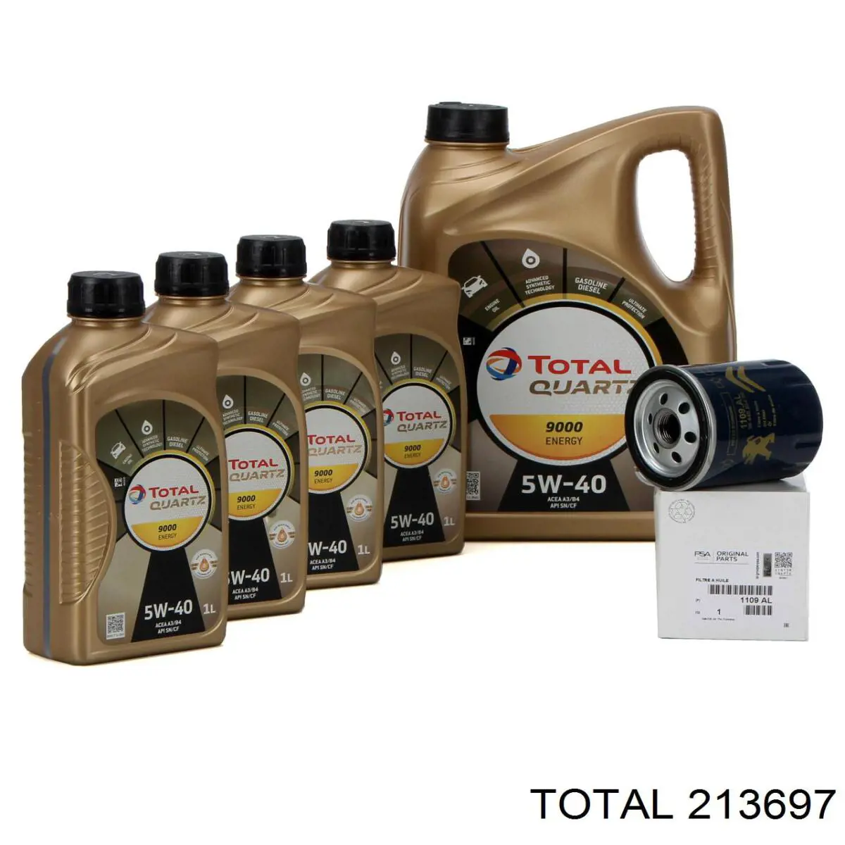 Olej do silnika Total 213697 cena, od 61,40 USD