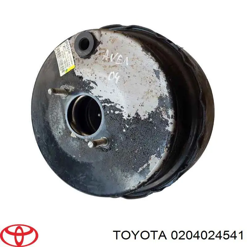 Wzmacniacz próżniowy hamulców Toyota 0204024541 cena, od 62,99 USD