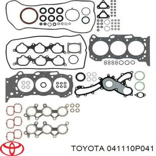 Zestaw uszczelek silnika pełny Toyota 041110P064 cena, od 372,83 USD