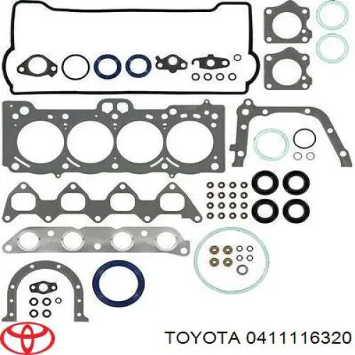 Zestaw uszczelek silnika pełny Toyota 0411116320 cena, od 698,94 USD