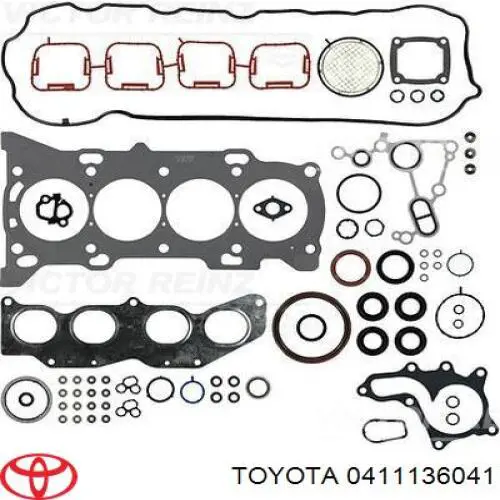 041110V031 Toyota Zestaw uszczelek silnika pełny