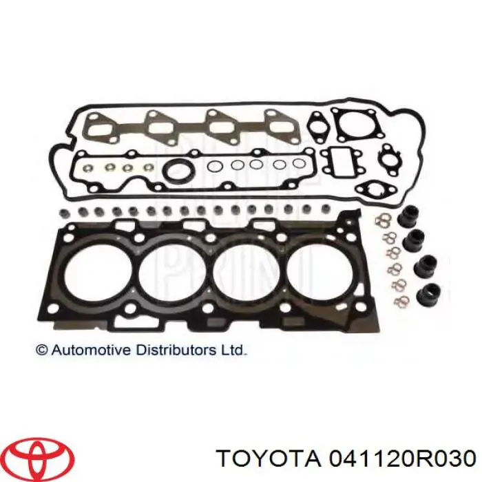 Do koszyka 041120R130 Toyota Zestaw uszczelek silnika górny