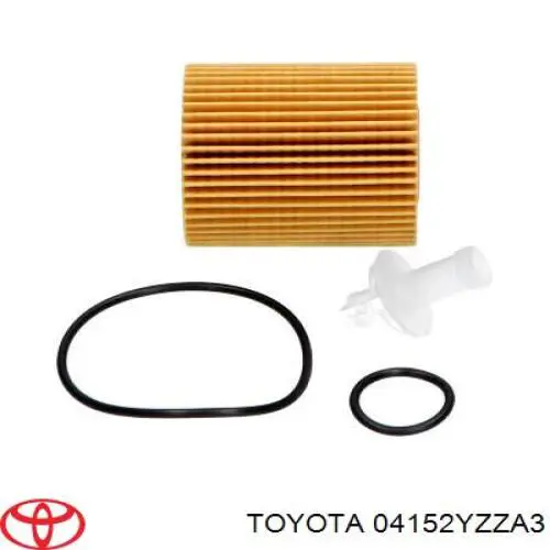 Filtr oleju 04152YZZA3 Toyota