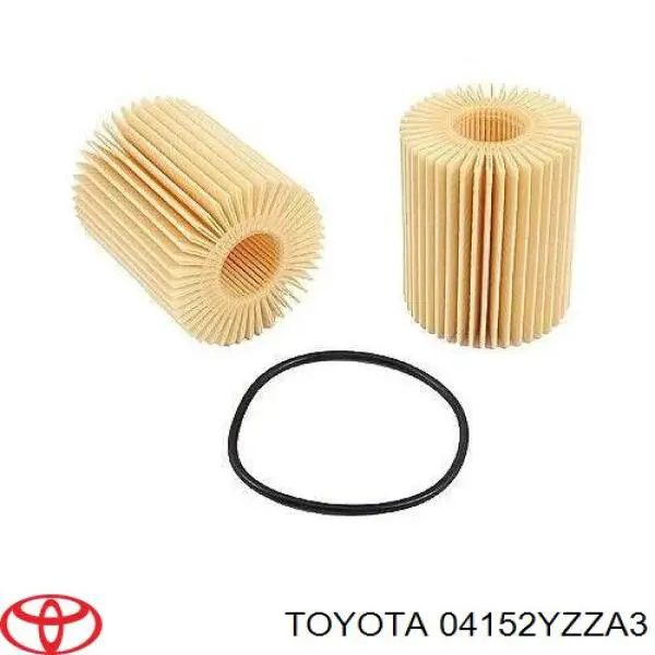 Do koszyka 04152YZZA3 Toyota Filtr oleju