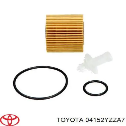 Filtr oleju Toyota 04152YZZA7 cena, od 7,34 USD