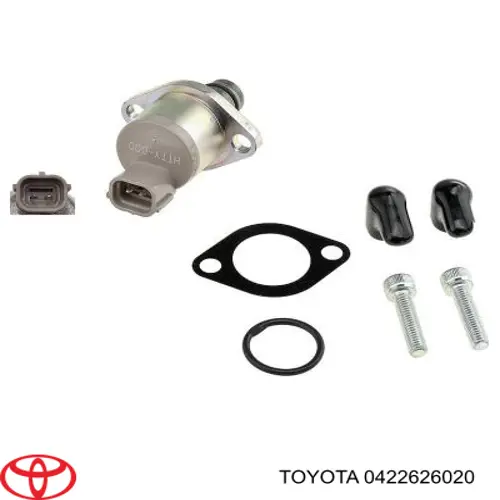 Do koszyka 422626020 Toyota Zawór regulacji ciśnienia (zawór redukcyjny pompy wtryskowej) System Common-Rail