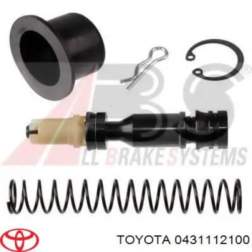 Zestaw naprawczy cylindra głównego sprzęgła Toyota Corolla liftback (E10) (1992 - 1997) cena, od 109,38 USD