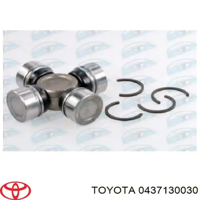 Krzyżak wału Cardana tylnego 0437130030 Toyota