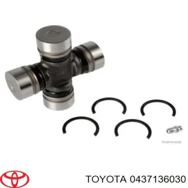0437136030 Toyota Krzyżak wału Cardana tylnego