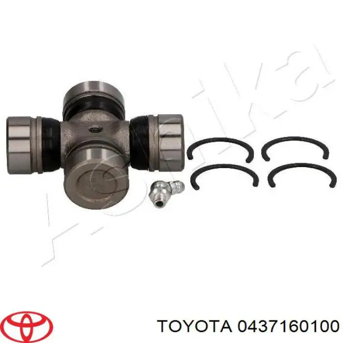 Krzyżak wału Cardana tylnego Toyota 0437160100 cena, od 20,48 USD