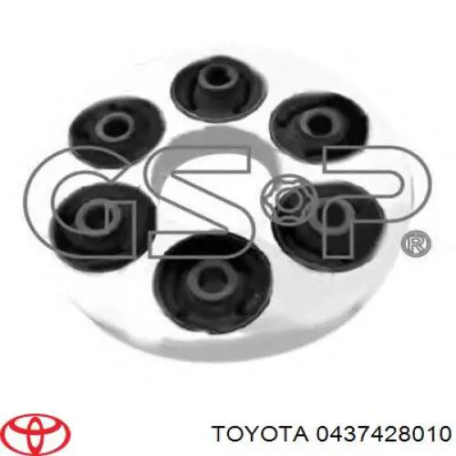 Przegub elastyczny (wg kodów 124 411 00 15, 03918) Toyota Previa minivan (TCR1, TCR2) (1990 - 2000) cena, od 19,38 USD